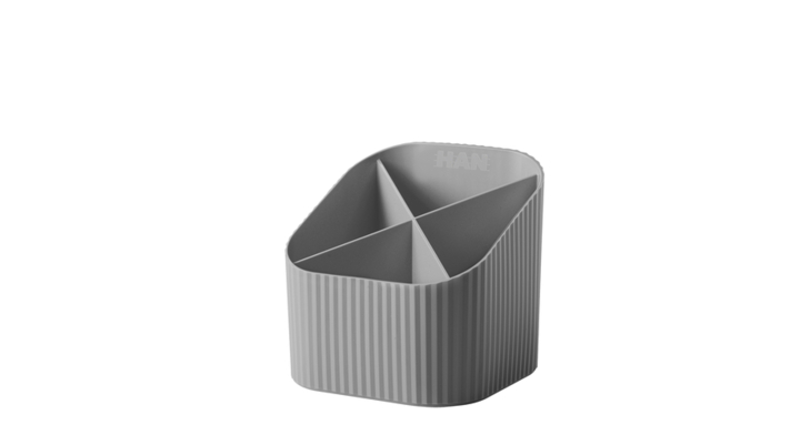 Pennenkoker han re-loop 4-vaks, grijs(ha-17238-991)