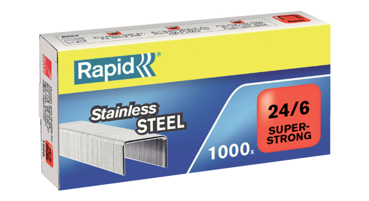 Nieten hotis 24/6 rvs 1000st