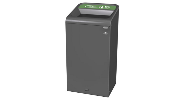 Rubbermaid Configure, modulaire afvalscheidingsbak, 87 liter, VB 500091 | glas Engels