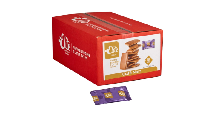 Elite, koekmix, 120 stuk, café noir, 60103711 (1 doos)