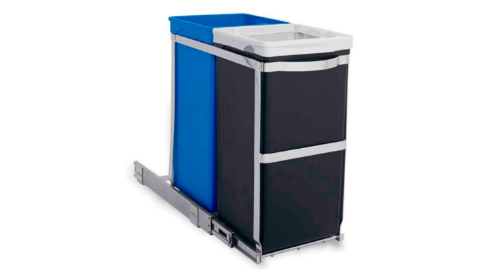 Simplehuman Pull-Out, inbouw afvalbak, 20+15 liter,VB 006963