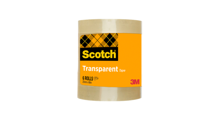 Plakband Scotch 508 | 25mmx66m | transparant | 6 rollen (5082566)