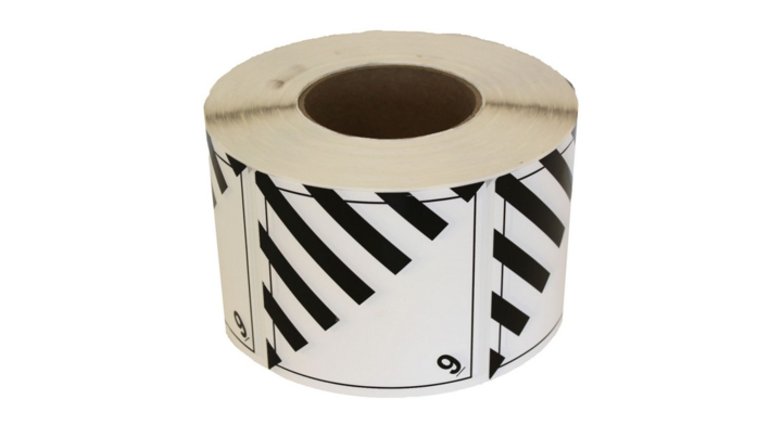 Etiket gevaarlijke stoffen, PE, 102x102mm, permanent(1000 st