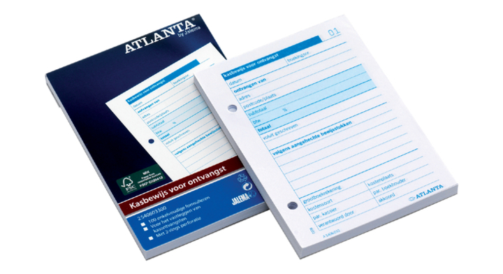 Atlanta, kasbewijs A6, ontvangst, 2540603300 (100 stuks)