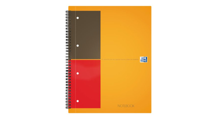 Notitieblok oxford int note spir lijn a4 80blz