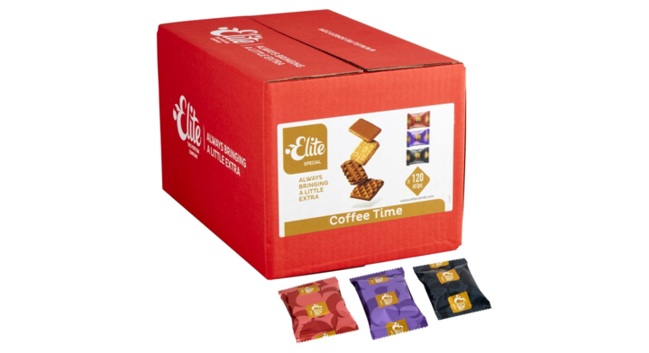 Koekmix, 120 stuks, coffee time assorti (1 doos)