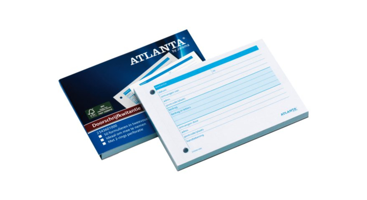 Kwitantieblok a5436-010 a6 50x2v