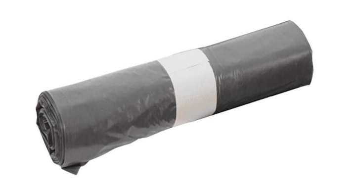 Vuilniszak | LDPE | 60x80cm | 60 Liter | T50 | Grijs (20 rollen x 20 zakken)