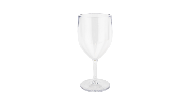 MyDrinkGlass, kunststof, herbruikbaar wijnglas, 27cl (4 stuks)