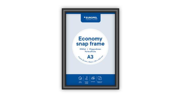 Kliklijst europel economy a3 zwart(355094)
