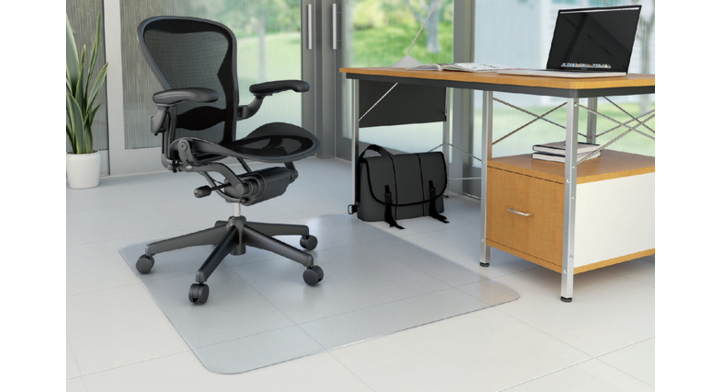 Stoelmat poly 120x180cm voor harde vloer 97180