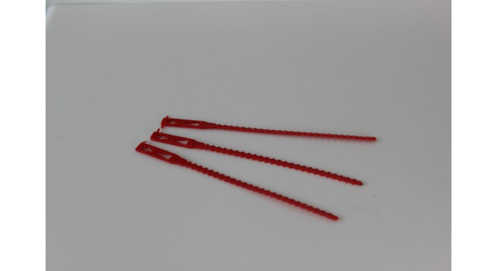 Rattenstaart, 171mm, rood, los (1000 stuks)