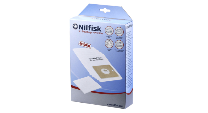 Stofzuigerzak | Nilfisk | one en coupe 5 stuks | 78602600  