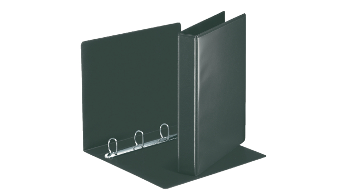 Esselte D-mech, presentatieringband A4, 4-rings, 30mm, zwart
