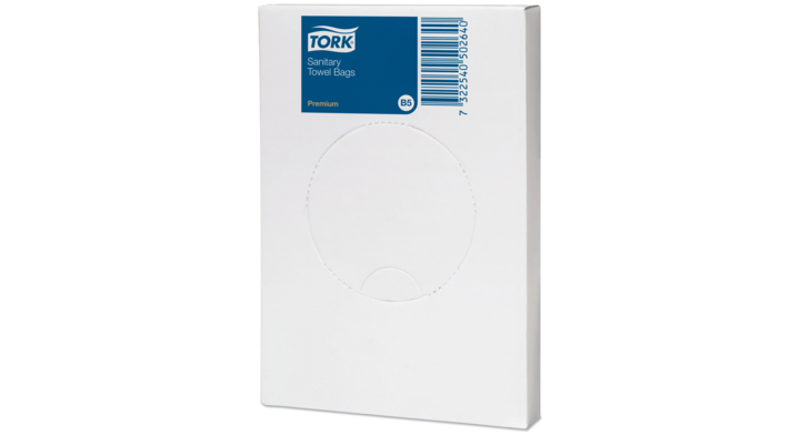 Tork | Hygiënezakjes | B5 | Wit | 204041 (48 doos x 25 stuks)