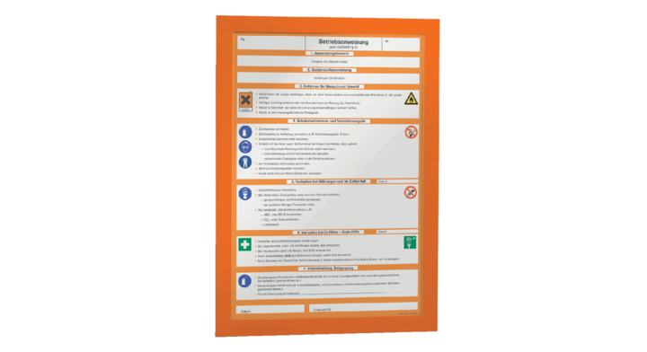 Magaframe durable a4 oranje(487209) zak a 2 st
