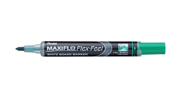 Viltstift pentel mwl5sbf whiteboard 1-5mm groen(016895)