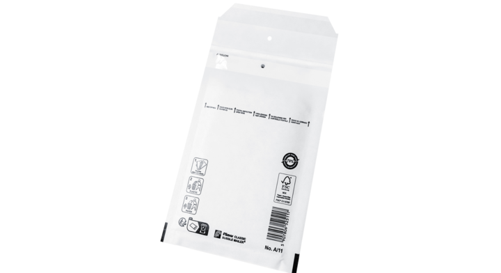 Luchtkussenenvelop A/11, 120x175+50mm, wit (200 stuks)