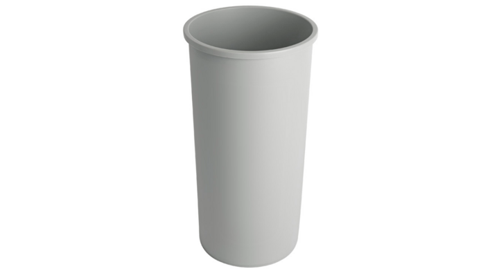 Rubbermaid Styleline, afvalbak, 83 liter, grijs, VB 003546