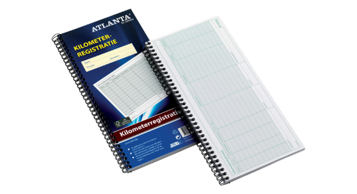 Km-registratieboek a5419-042 40x2blad zelfkop