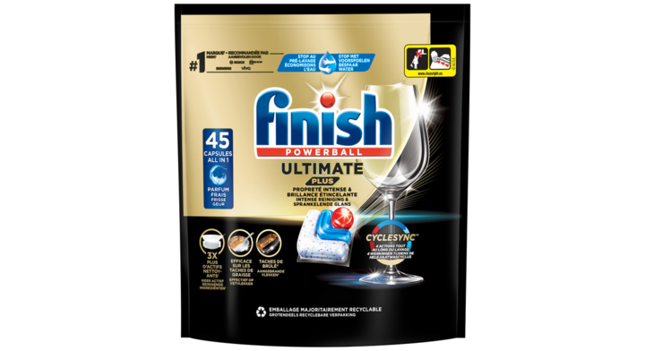 Vaatwastabletten finish ultimate plus 45st(3288671)