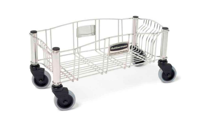 Rubbermaid Slim Jim, stalen dolly, grijs, VB 003556