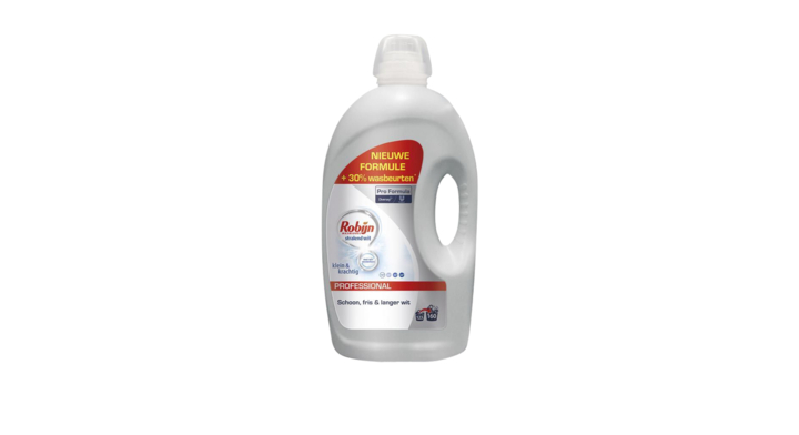 Robijn Stralend Wit, wasmiddel, 4.32 liter, 80 wasbeurten, 101104811 (1 stuk)