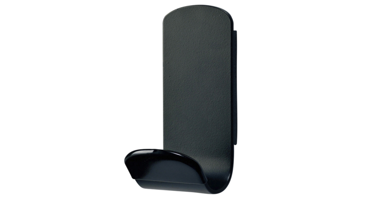 Kapstokhaak magneet unilux steely zwart 1 haak(100340733)