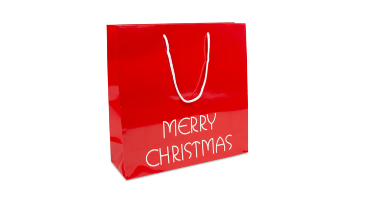 Luxe tas papier, Kerst, 35+12x35cm, Merry Christmas, (100st)