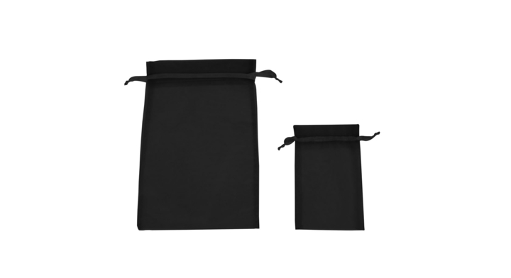 Gesch.Zakje Organza Zwart 17X25 Kleinverpakking, pak 50 stuk