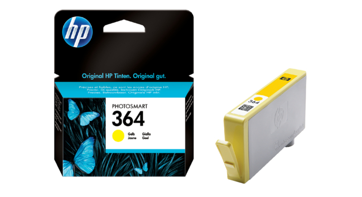 Inkcartridge hp cb320ee no 364 geel