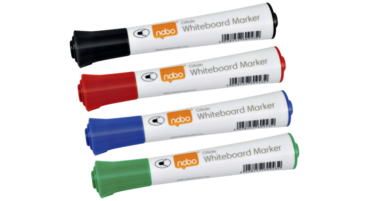 Viltstift nobo whiteboard glide rond 3mm ass(1902096)