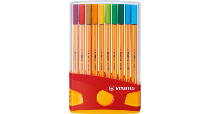 Fineliner stabilo point 88 rollerset ass eurolock(8820-031)