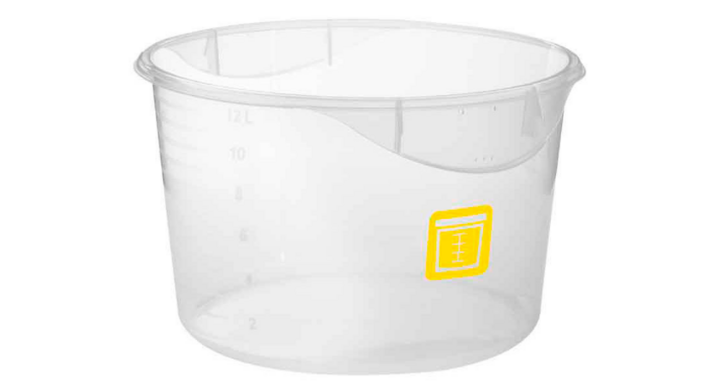 Voedselcontainer gebakken vlees, 11.4 liter, VB 232684 (6st)