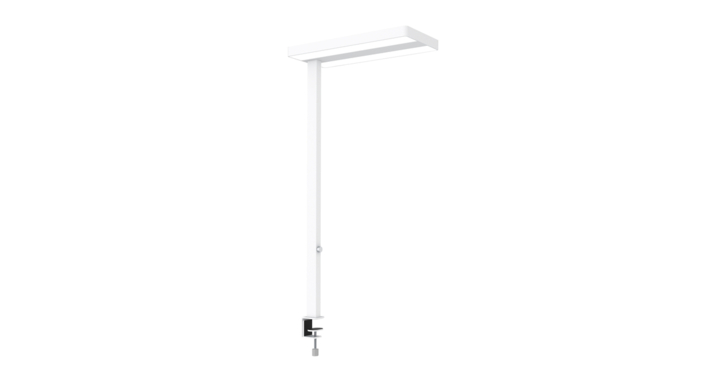 Werkplek tafelklem maul javal led dim 120cm wit(8258302)
