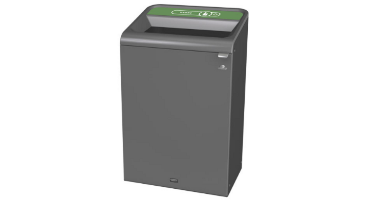 Rubbermaid Configure, modulaire afvalscheidingsbak, 125 liter, VB 501111 | glas Walonisch