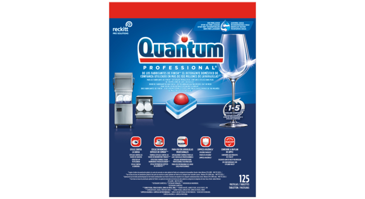 Vaatwastabletten quantum pro all-in-one 125 stuks(3298166)