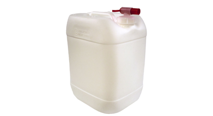 Jerrycan Met Kraandop | 20 Liter | Wit | VB 192731 (4 stuks)