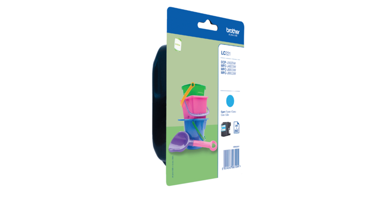 Brother, inktcartridge, blauw, LC221C