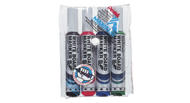 Viltstift pentel mwl5m maxiflo whiteboard 3mm ass