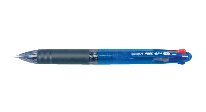Balpen pilot feed 4kleuren gp4 bpkg-35r-m blauw