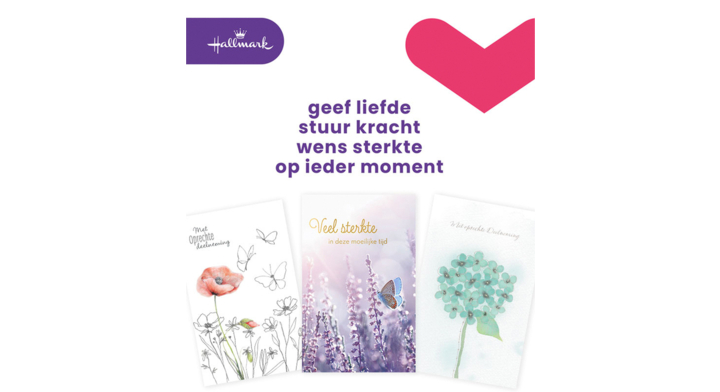 Wenskaart hallmark navulset deelneming 10 stuks(30181762)