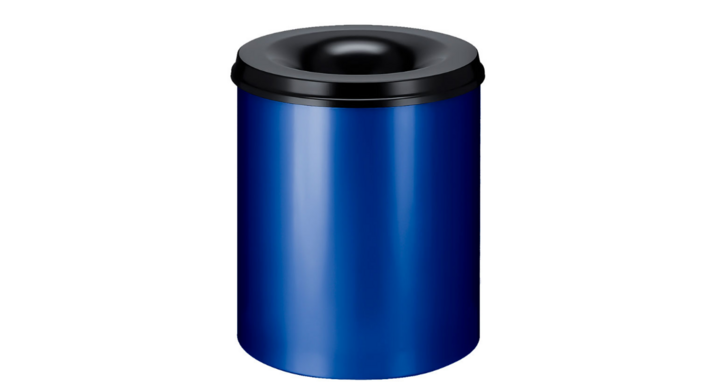 Metalen Papierbak | Vlamdovend | 80 Liter | Blauw | VB 108000