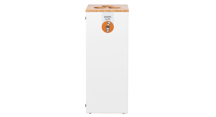 Lune Paxa Medium, modulaire afvalscheidingsbak, 34 liter, wit VB 730902 | bekers