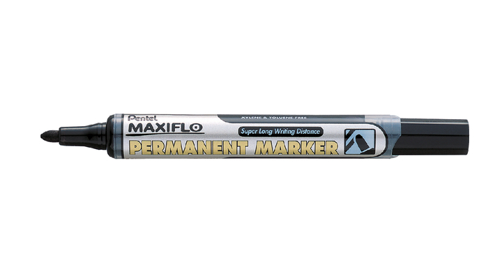 Viltstift pentel nlf50 maxiflo rond 1.5-3mm zw