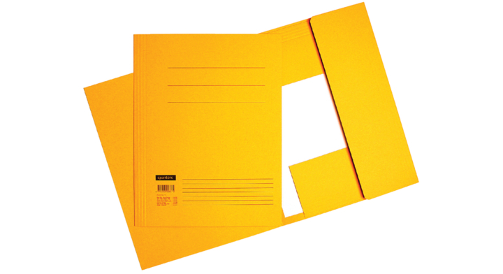 Dossiermap quantore a4 320gr geel
