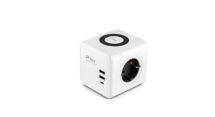 Filex, Power Qi-Charge Point, wit