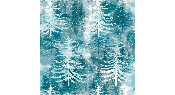 Kerstpapier, 50cm x 200m, coated papier, K692296