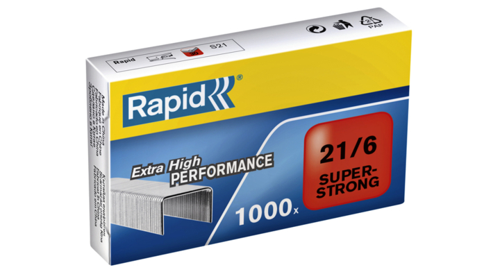 Nieten rapid 21/6 gegalv super strong 1000st(24867700)