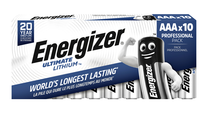 Batterij energizer ultimate lithium aaa 10st